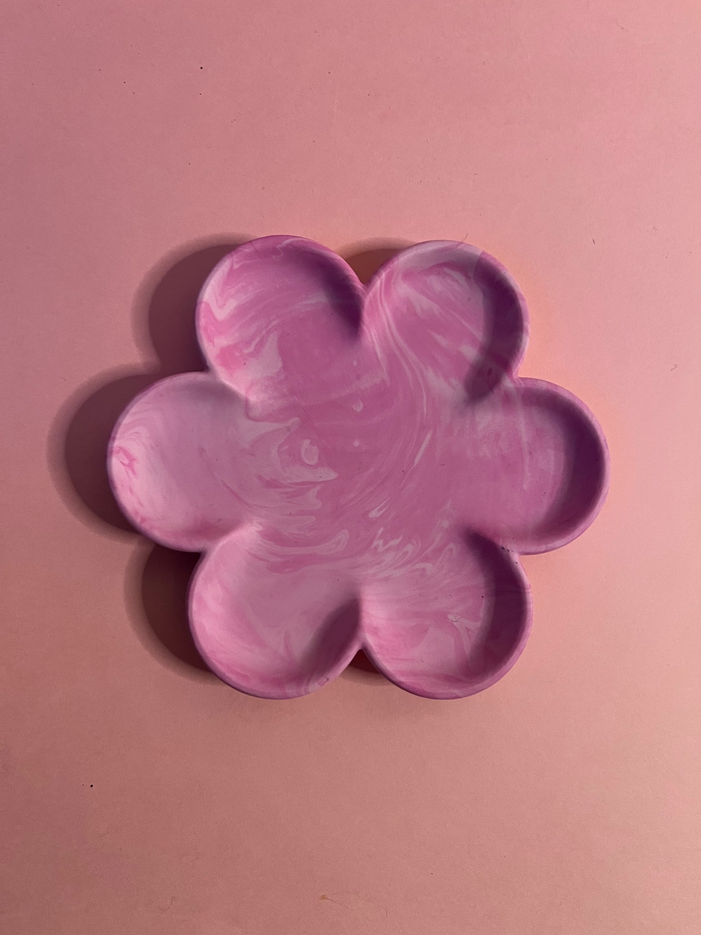 Plateau fleur rose